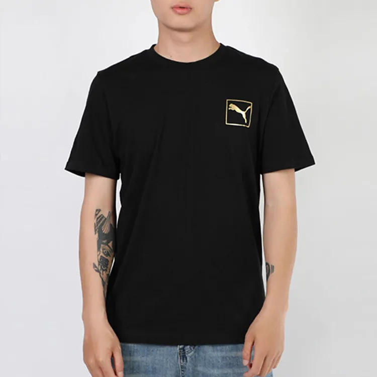 PUMA T Shirts Men Black-2