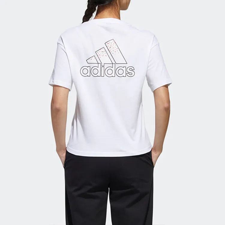 Adidas T-Shirts Women's White-3