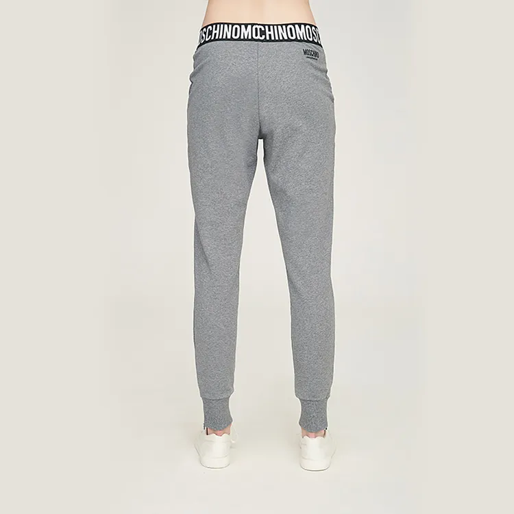 MOSCHINO Knitted Sweatpants Women's Gray-5
