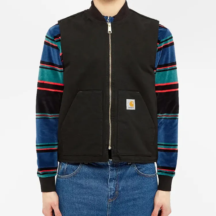 Carhartt WIP Logo Patch Zipped Gilet-3