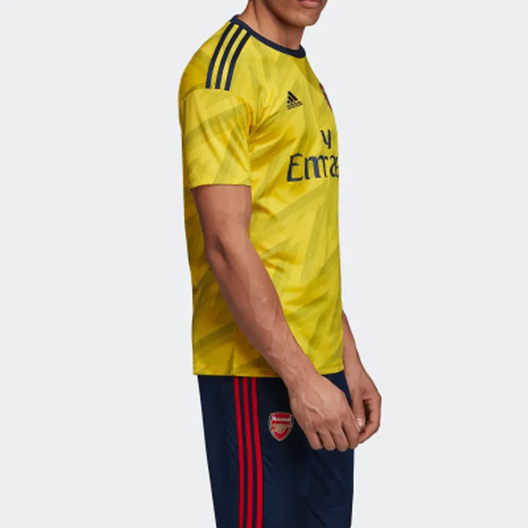 Adidas Drop Shoulder Sleeve T-Shirt Men's Yellow-2