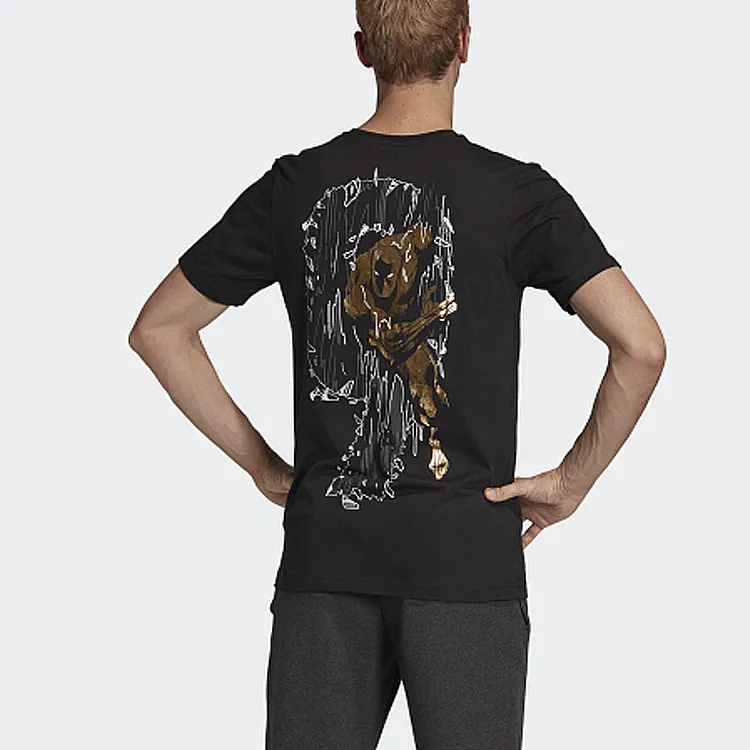 Adidas x MANWEILIANMING T Shirt Men's Black-2