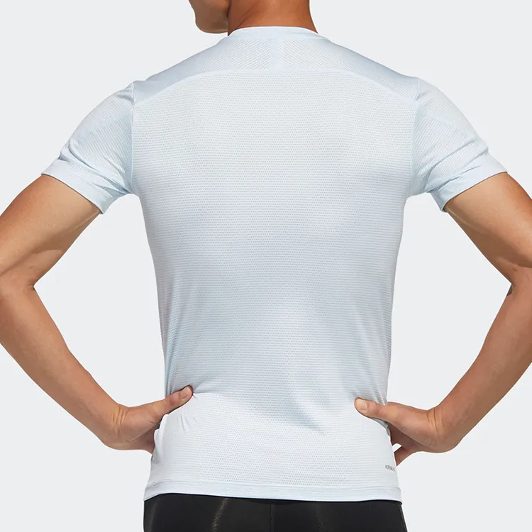 Adidas T Shirt Men's Light Sky Blue-2