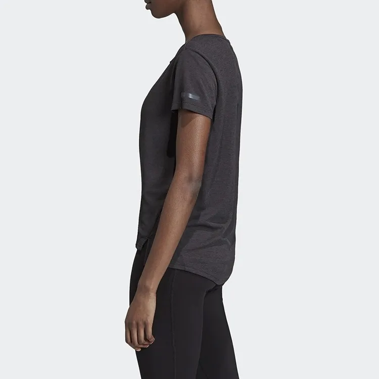 Adidas T Shirts Women's Ice Metallic Black-3