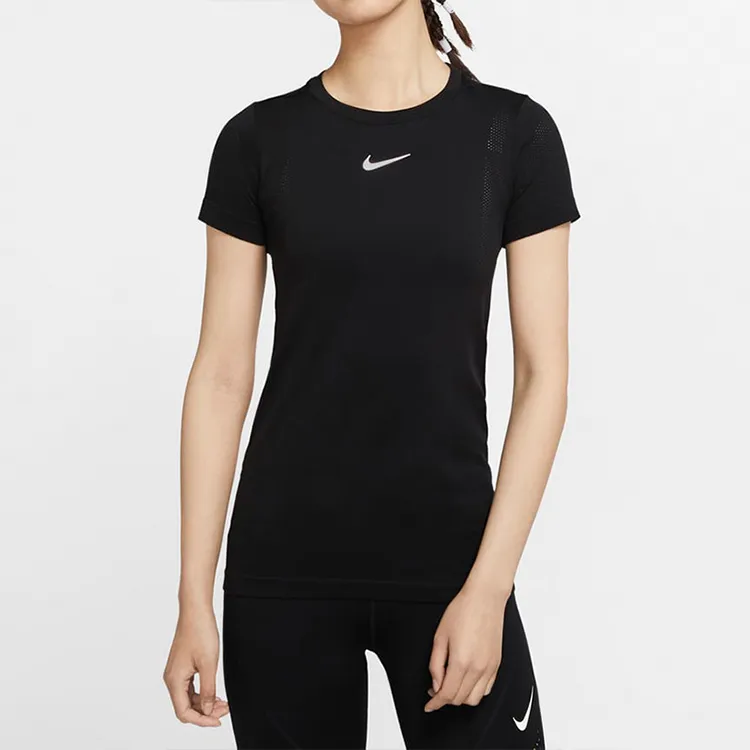 Nike Set in Sleeve T Shirt Women's Black-3