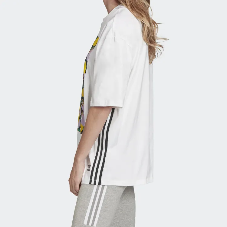 Adidas Originals T Shirt Women's White-5