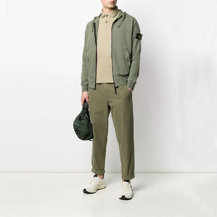 STONE ISLAND Sweatshirt Men's Army Green-1
