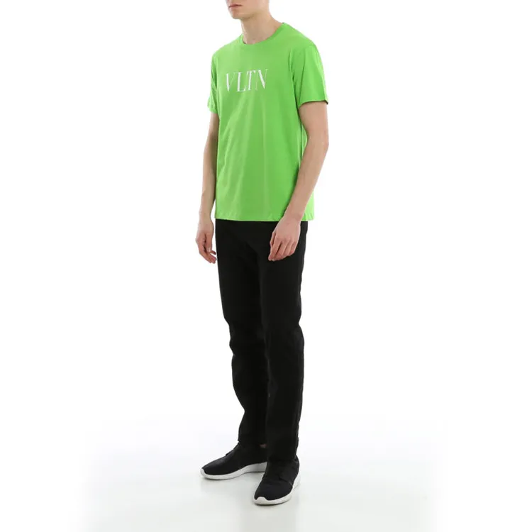 Valentino T Shirts Men Neon Green-4