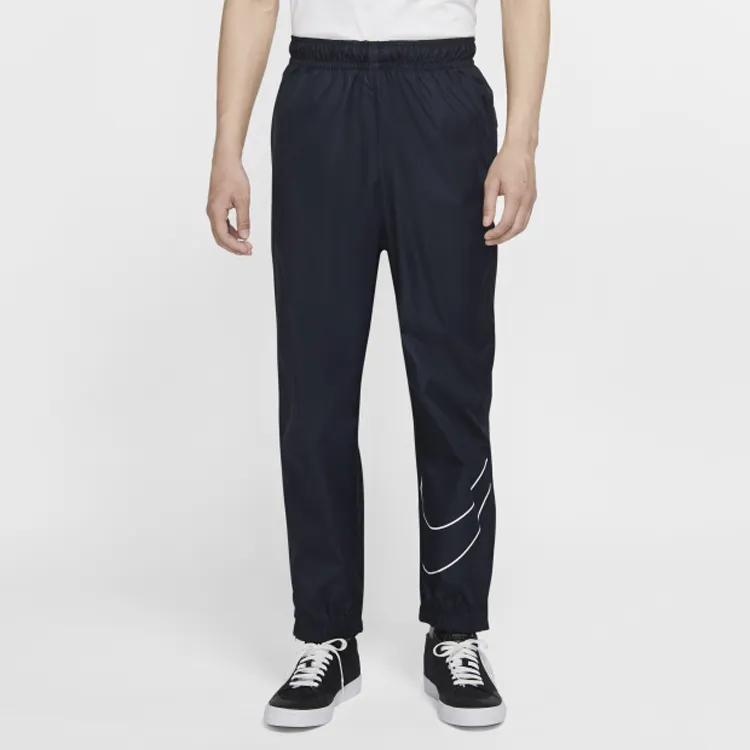 Nike Casual Pants Men Dark Blue Black-4