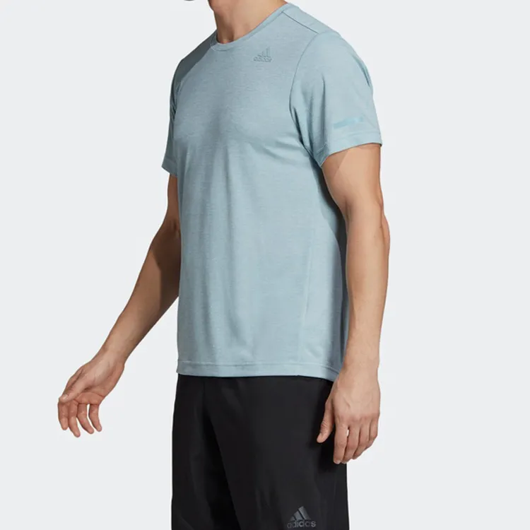 Adidas T Shirts Men Smoke Gray-4