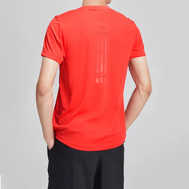 Adidas T Shirts Men Red-2