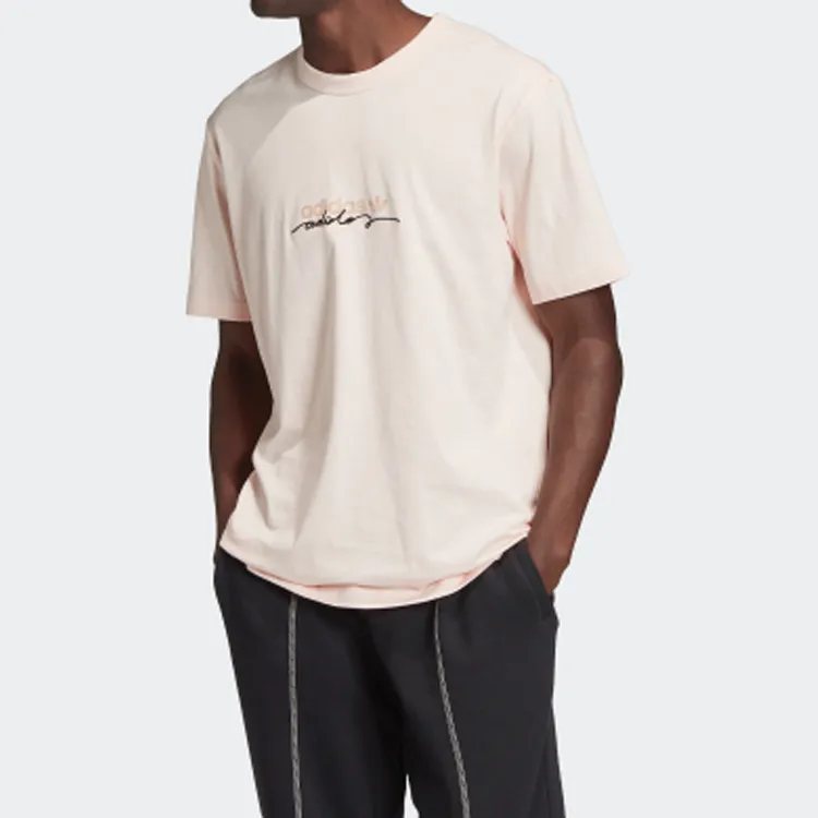 Adidas Originals T Shirt Men's Light Pink-2