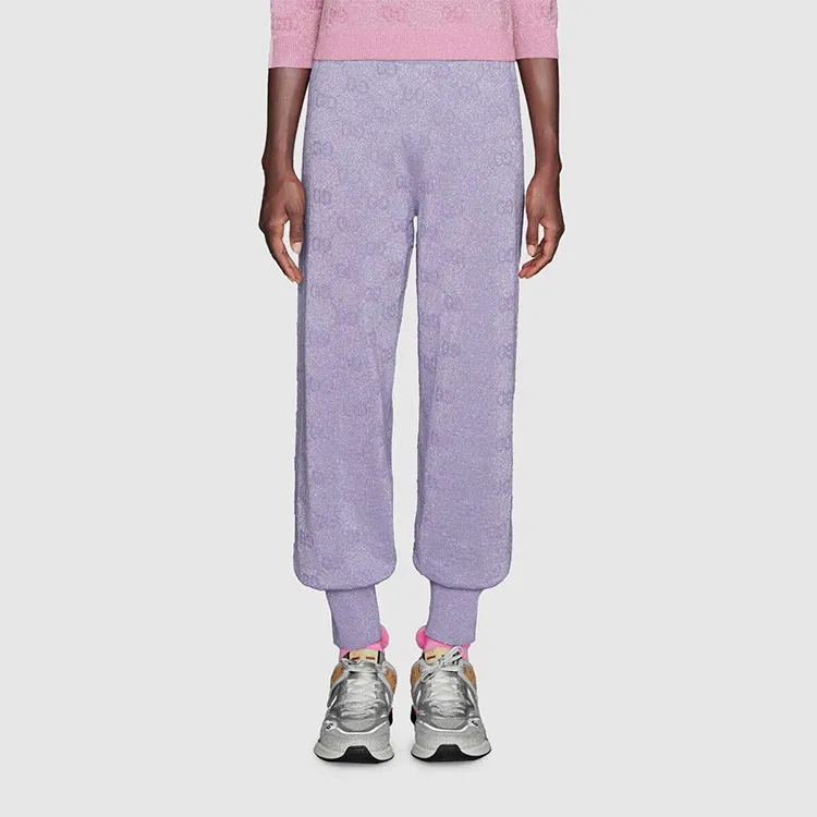 GUCCI Casual Pants Women's Purple-3