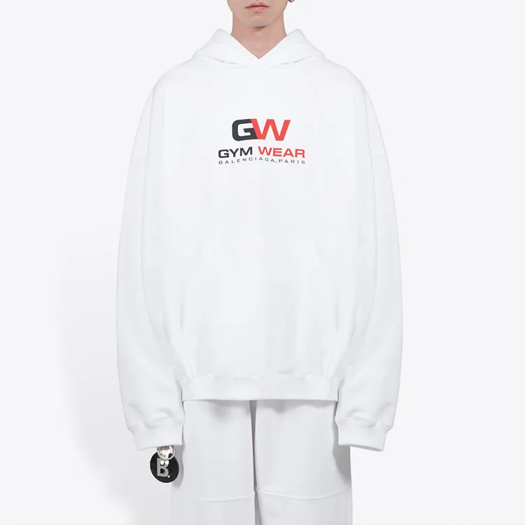 Balenciaga Sweatshirt Regular Fit Men's White-3