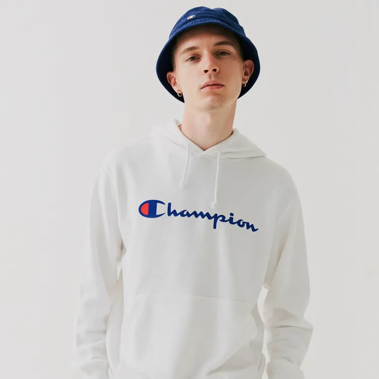 Champion Sweatshirt Japan Version Men's White-2