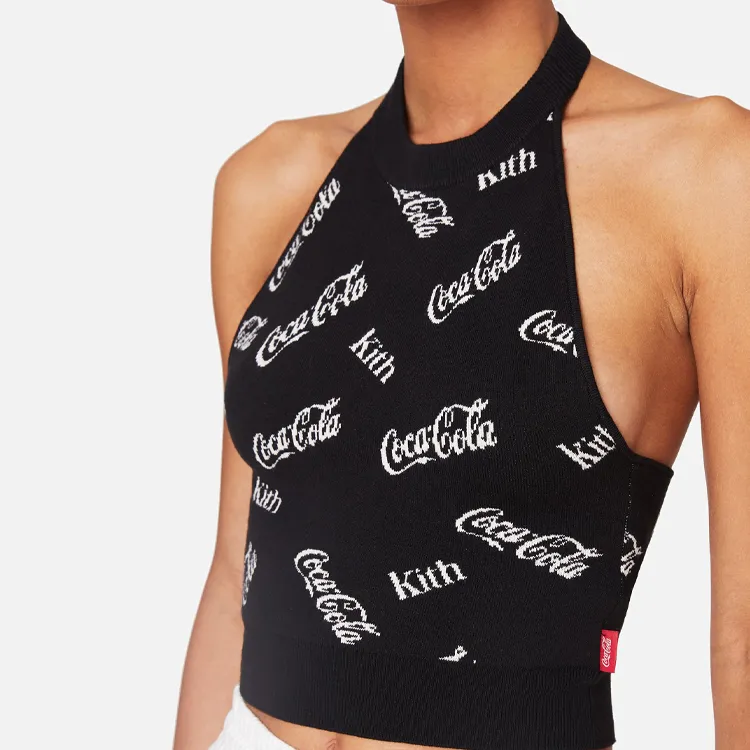 KITH X Coca Cola Hilary Halter Top 'Black'-4