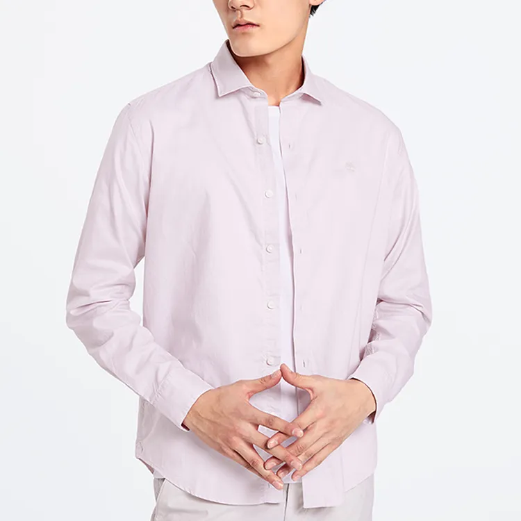 Timberland Shirts Men Light Pink-1