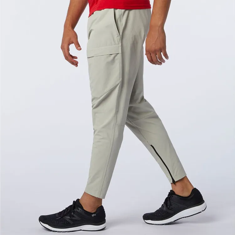 New Balance Sports Pants Men Ivory White-3