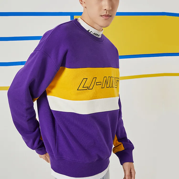 LINING Sweatshirts Unisex New Lakers Purple-4