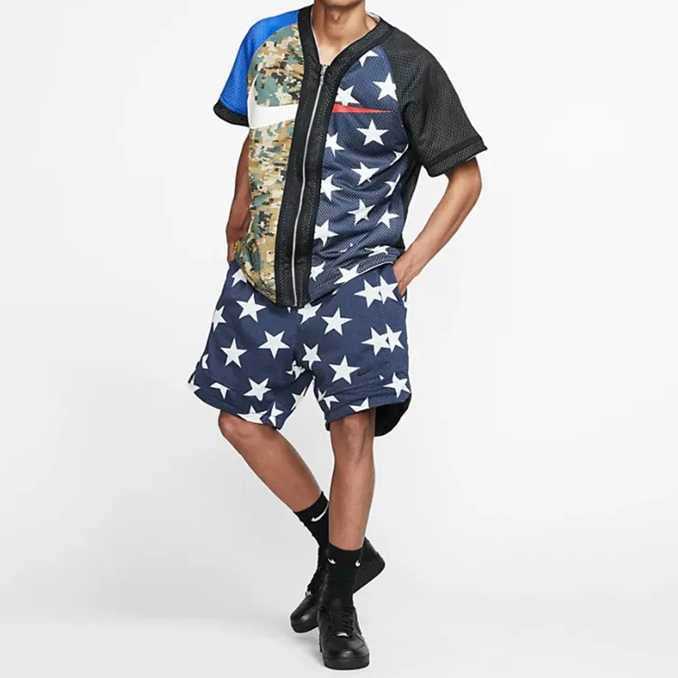 Nike Casual Shorts Men Blue-4