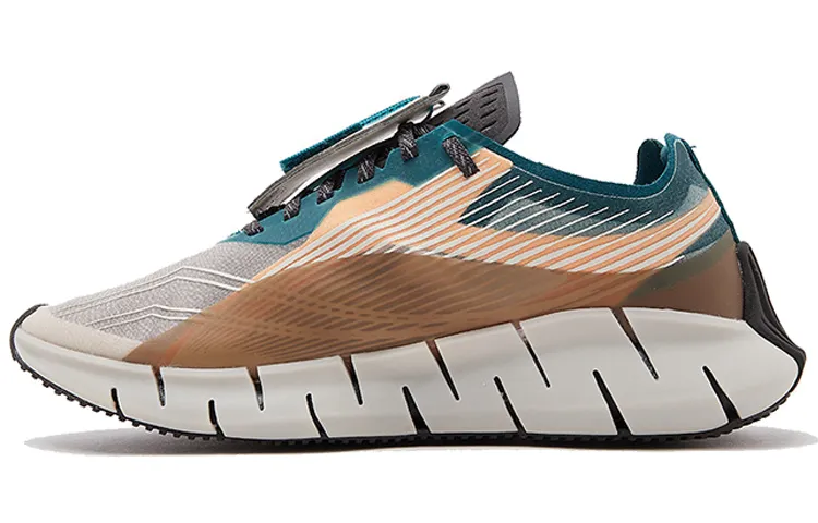 Reebok Zig 3D Storm Sports Shoes Grey/Green/Orange-0