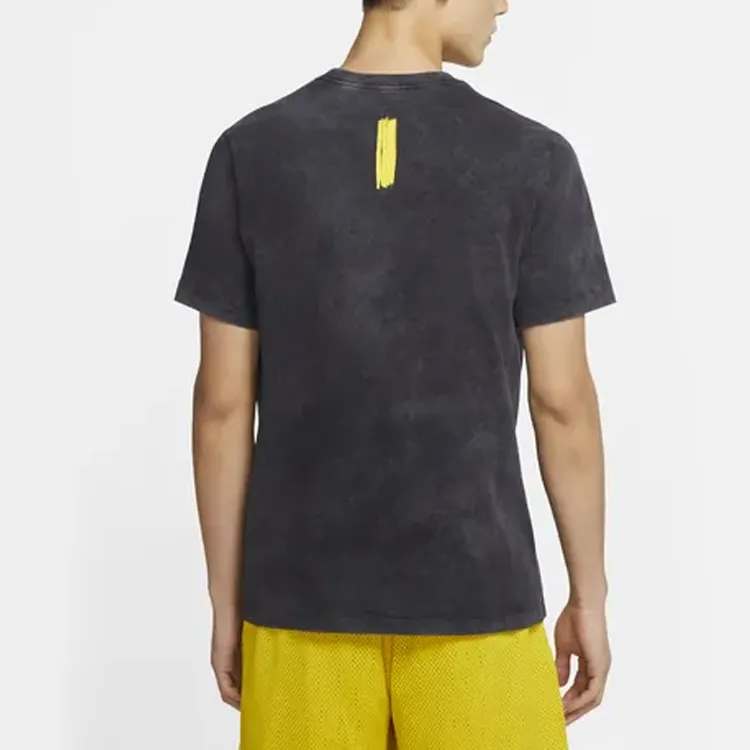 Nike Set in Sleeve T Shirt Men's Black Asia Version-3