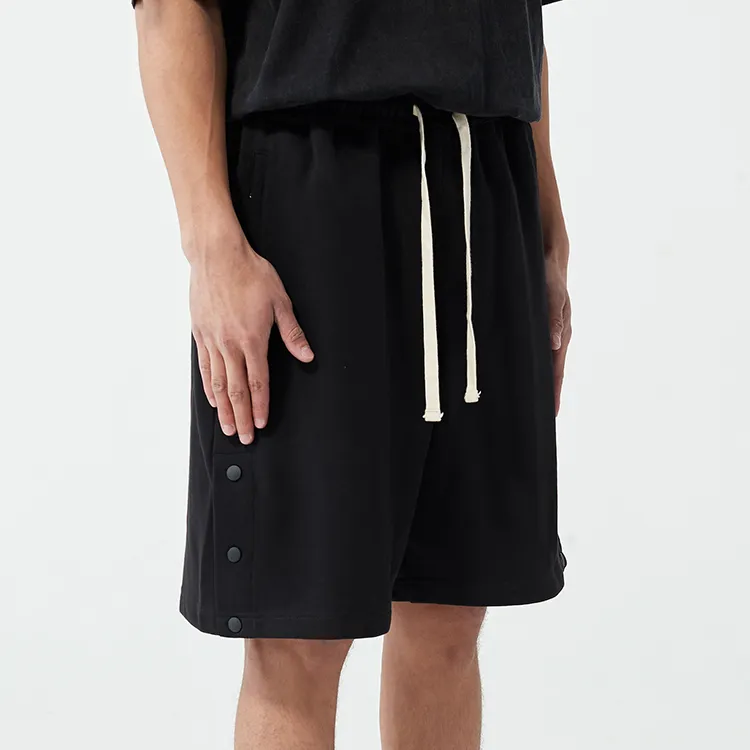 CHINISM Casual Shorts Unisex Black-3