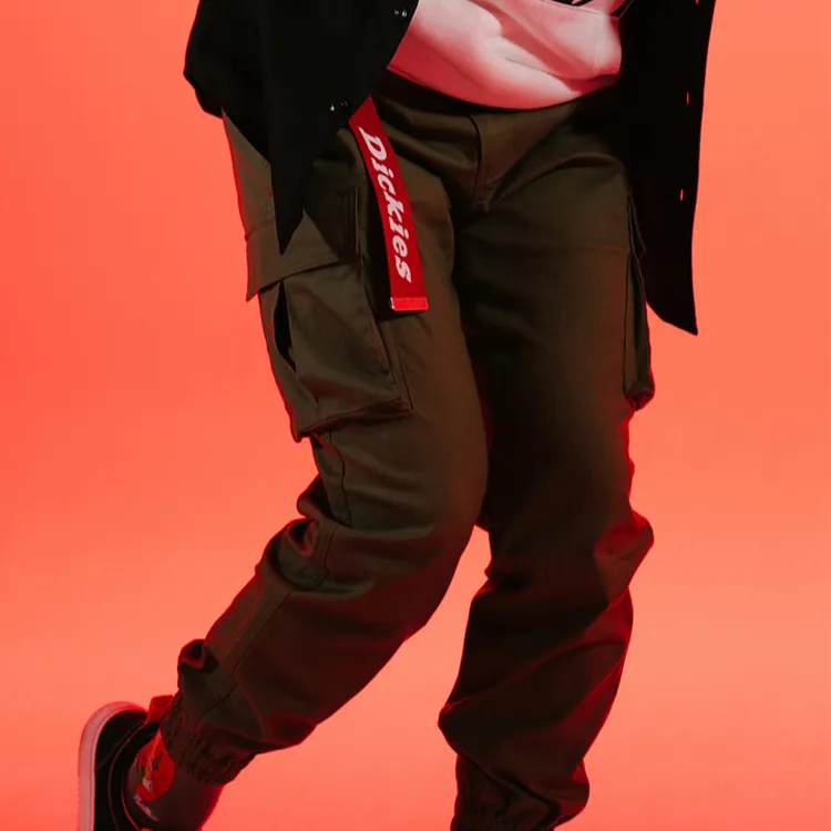 Dickies Casual Pants Unisex Army Green-3