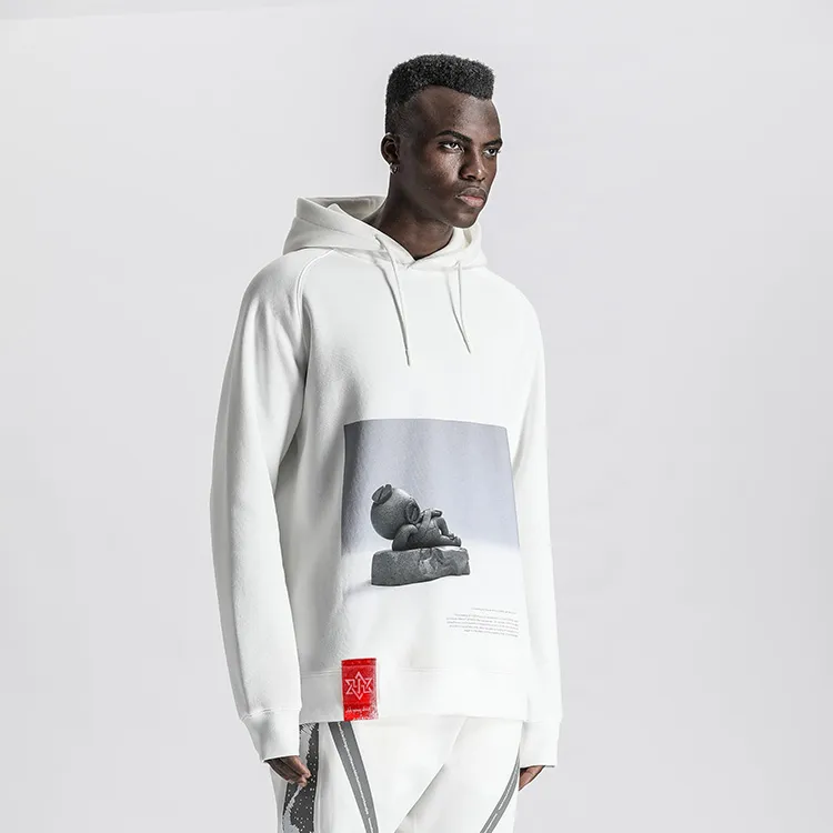 NORVINCY Sweatshirts Unisex White-4
