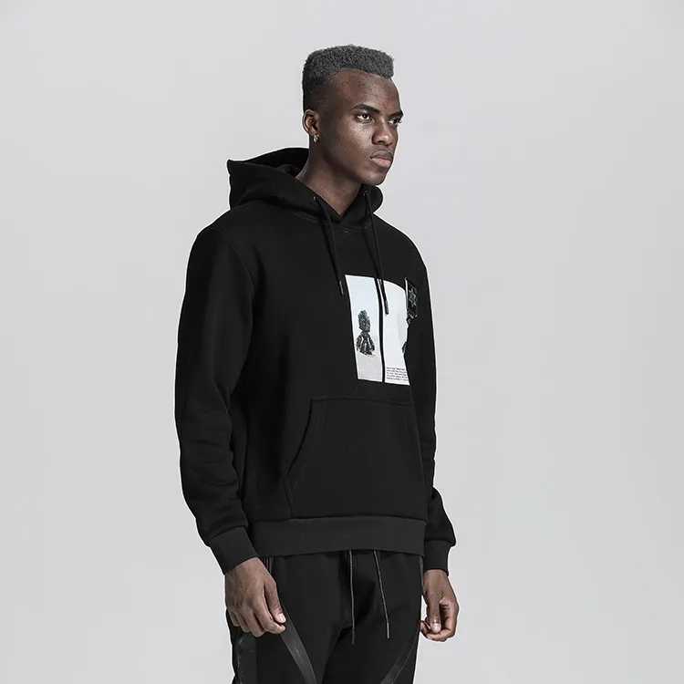 NORVINCY 3D 3D Effect Trendy Play Print Hooded Fleece Lined Hoodies & Sweatshirts Unisex-0