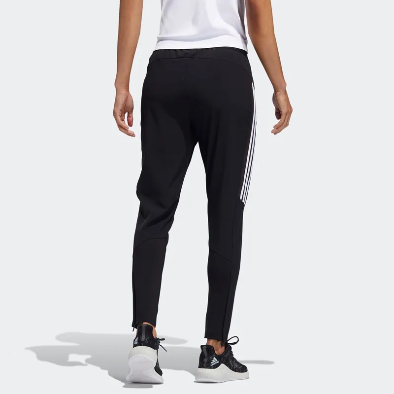 Adidas Knitted Sports Pants Women's Black-3