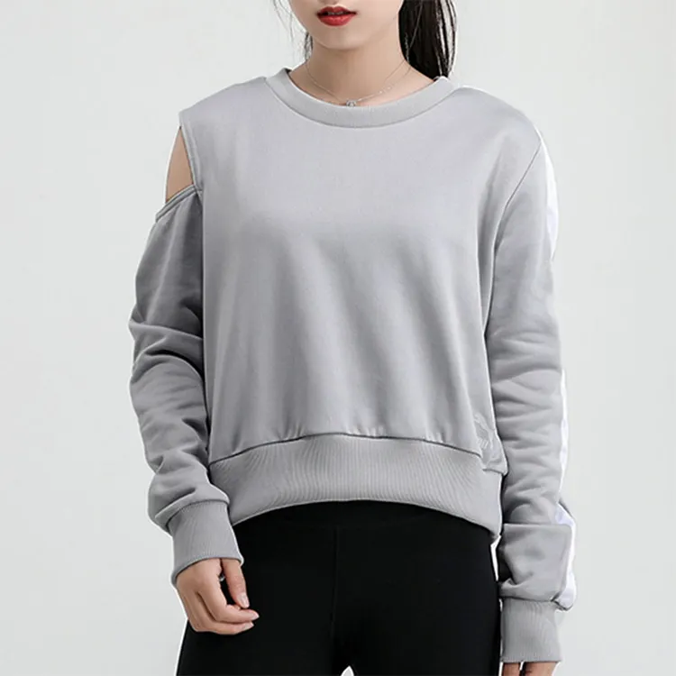 PUMA Sweatshirts Women's Light Gray-1