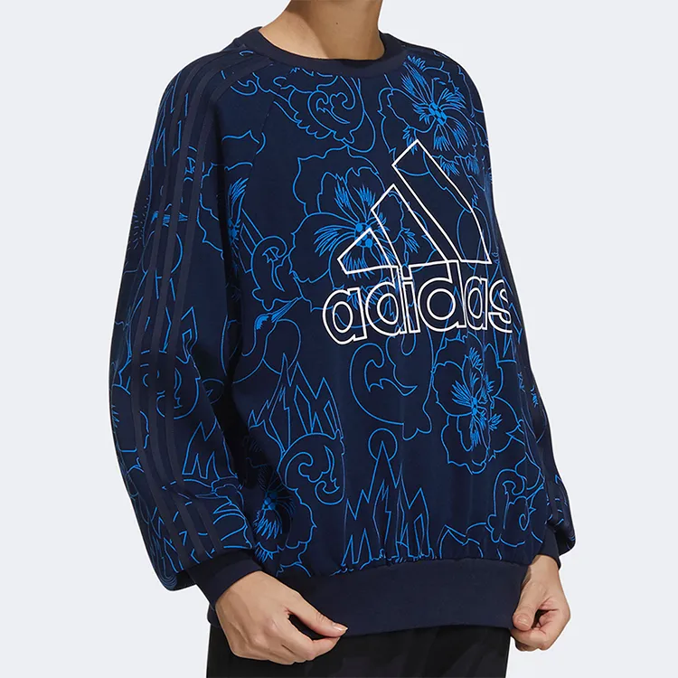 Adidas Sweatshirts Women's Blue-3