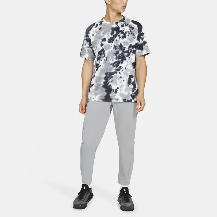 Nike Sportswear Loose Fit Tie-Dye Print Tee Gray-2