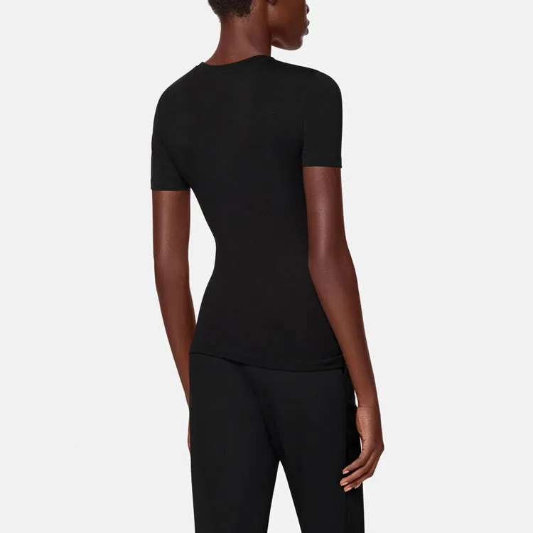 VERSACE T Shirts Women's Black-4