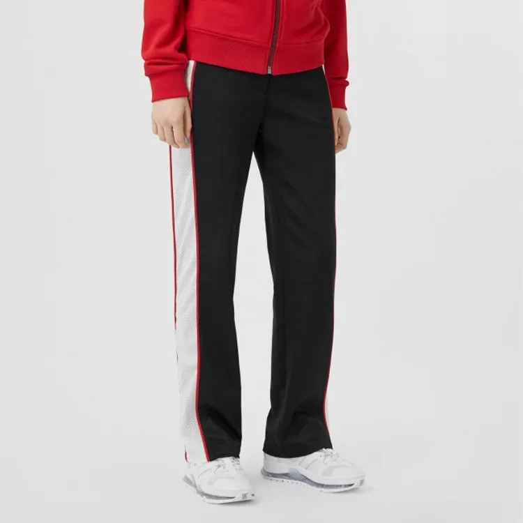 Burberry Knitted Sports Pants Women's Black-2
