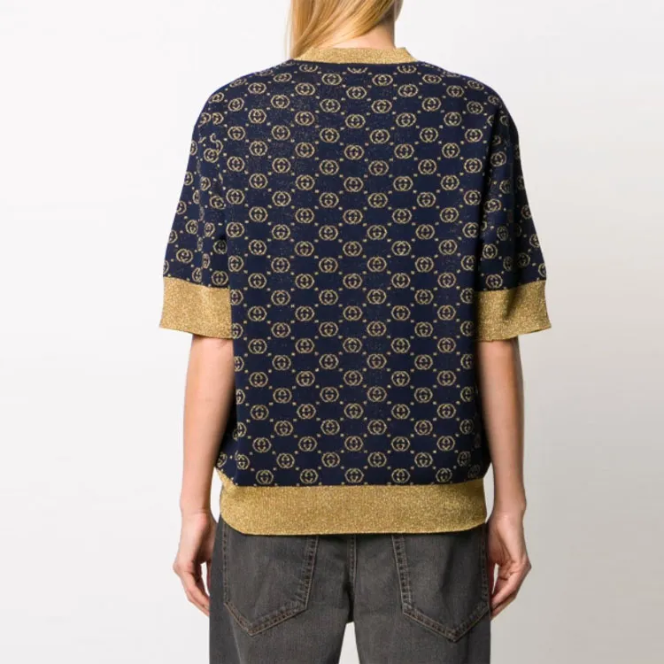 GUCCI Interlocking G Jacquard knit Top-1