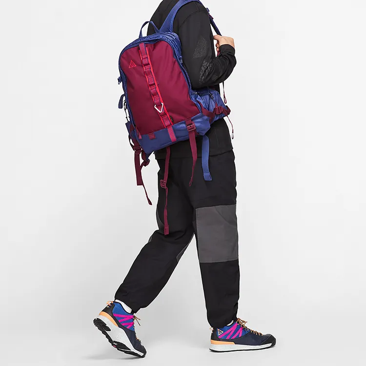 Nike Polyester Backpack Unisex Red Blue-5