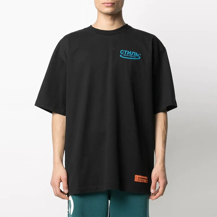 HERON PRESTON T Shirts Men Black-1