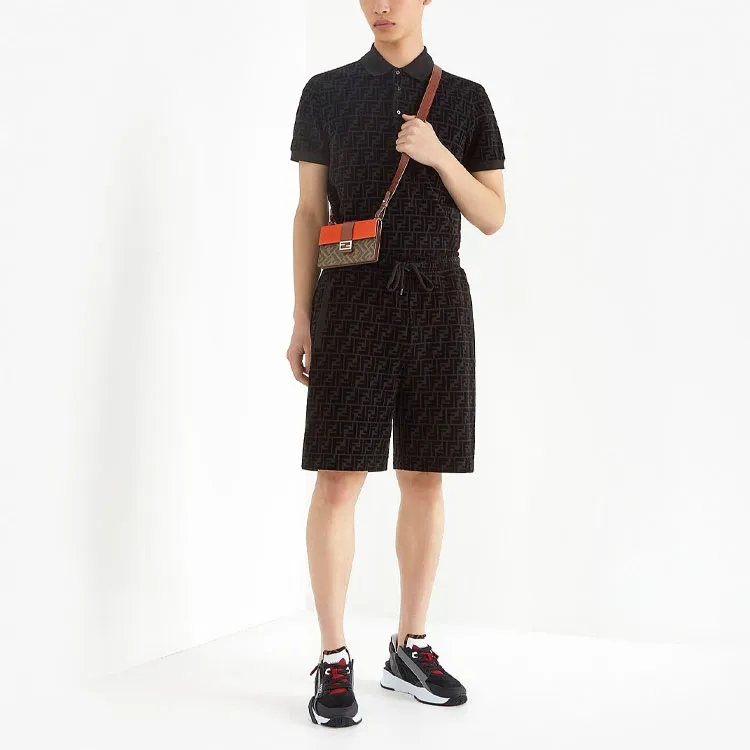 FENDI Casual Shorts Men's Black-2