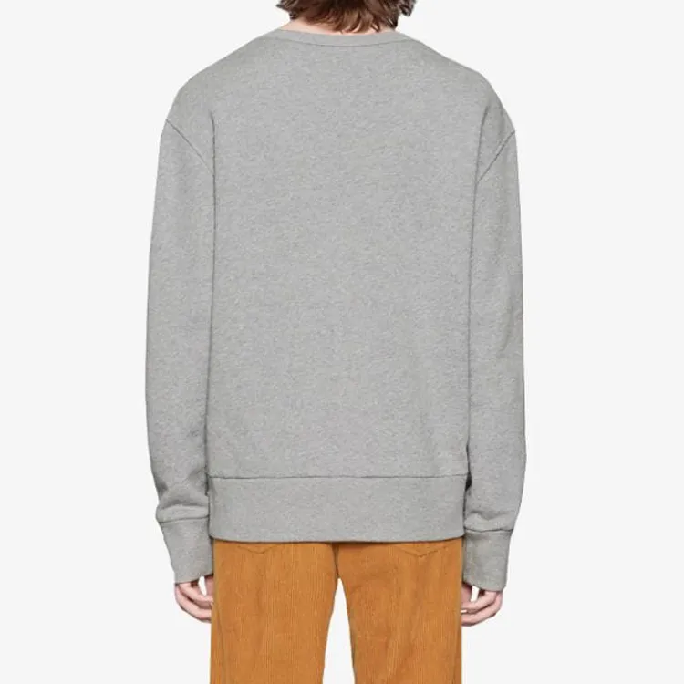 GUCCI Panther Face Cotton Sweatshirt-2