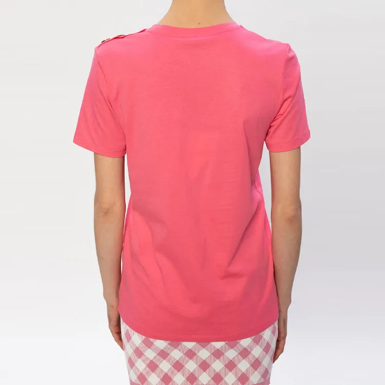 BALMAIN T-Shirts Women's Pink-2