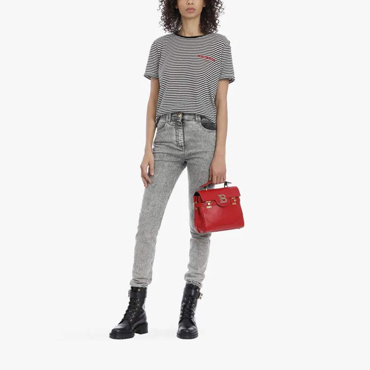 BALMAIN T-Shirts Women's Red-1