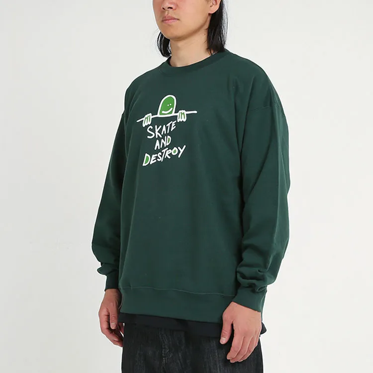 Thrasher Sweatshirt US Version Unisex Green-3