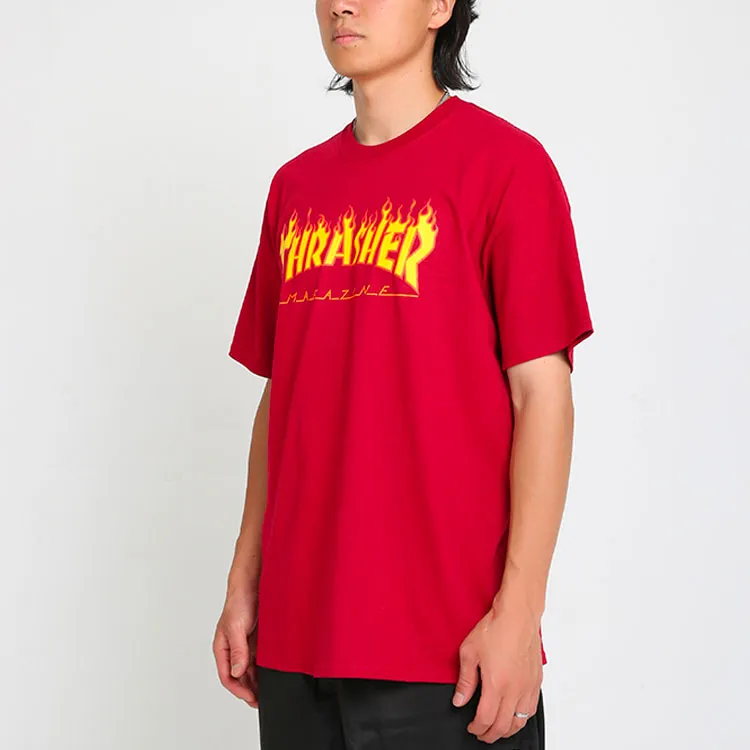 Thrasher T Shirts Unisex Red-3