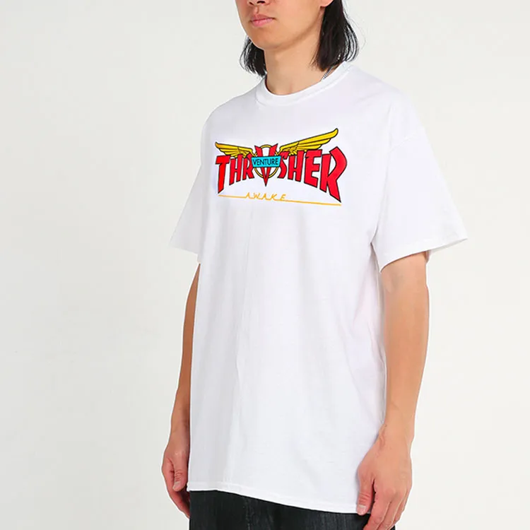 Thrasher T Shirt US Version Unisex White-3