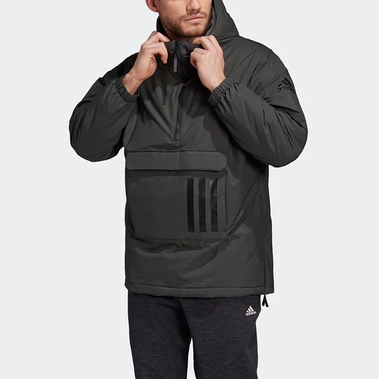 Adidas Puffer Jackets Men Deep Earthy Brown-4