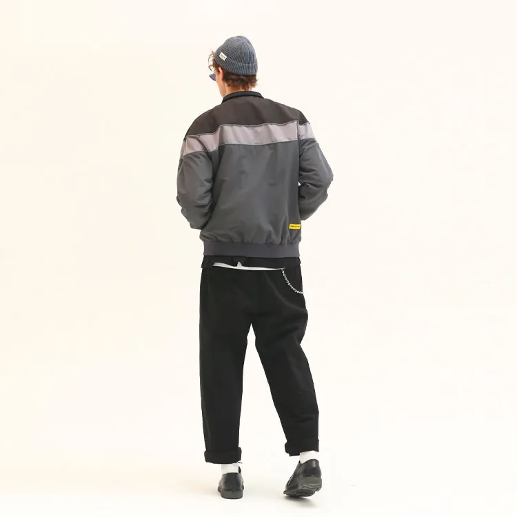 DAKYAM Loose Fit Jacket Unisex Black-2