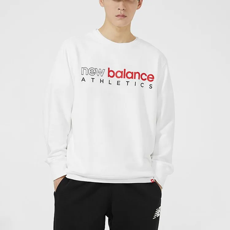 New Balance Essentials Icon Sweatshirts Men White-2