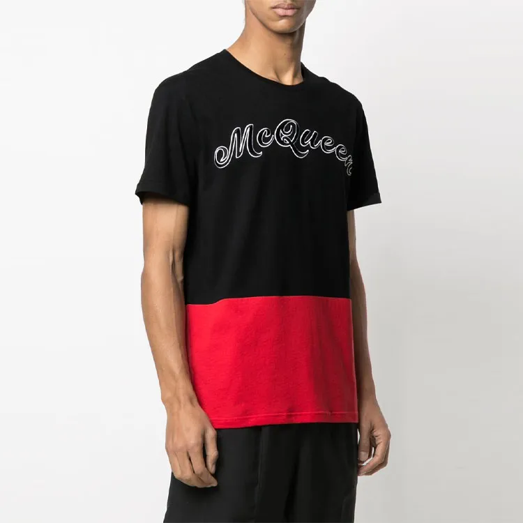 Alexander McQueen T Shirts Men Black-2